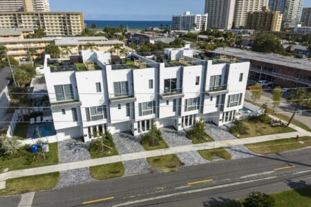 Modern Beach Townhome with Private Pool and Rooftop Hot Tub in Pompano Beach