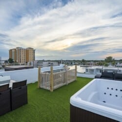Modern Beach Townhome with Private Pool and Rooftop Hot Tub in Pompano Beach